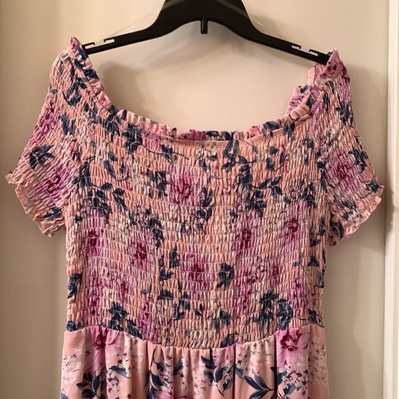 Charming Charlie Floral High Low Dress, NWT - Picture 2 of 9